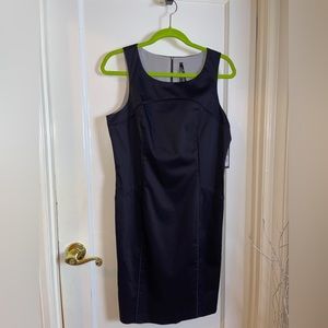 NWT Marc New York Andrew Marc black sleeves dress , size 10